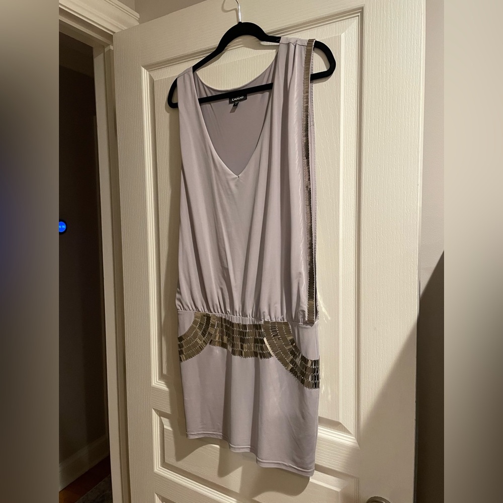 Bebe Silver Dress - image 1